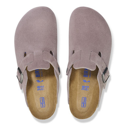 Boston Soft Footbed-Suede Leather-Pink