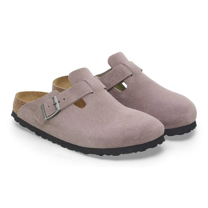 Boston Soft Footbed-Suede Leather-Pink