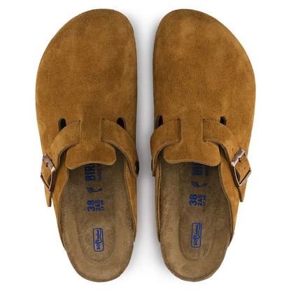 Boston Soft Footbed-Suede Leather-Mink