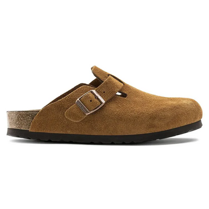 Boston Soft Footbed-Suede Leather-Mink