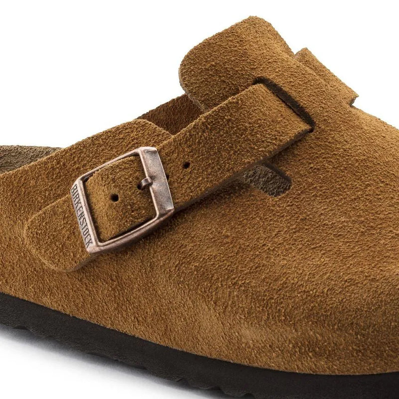 Boston Soft Footbed-Suede Leather-Mink